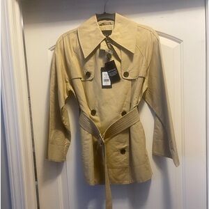 Rails Beige trench jacket size XS NWT
